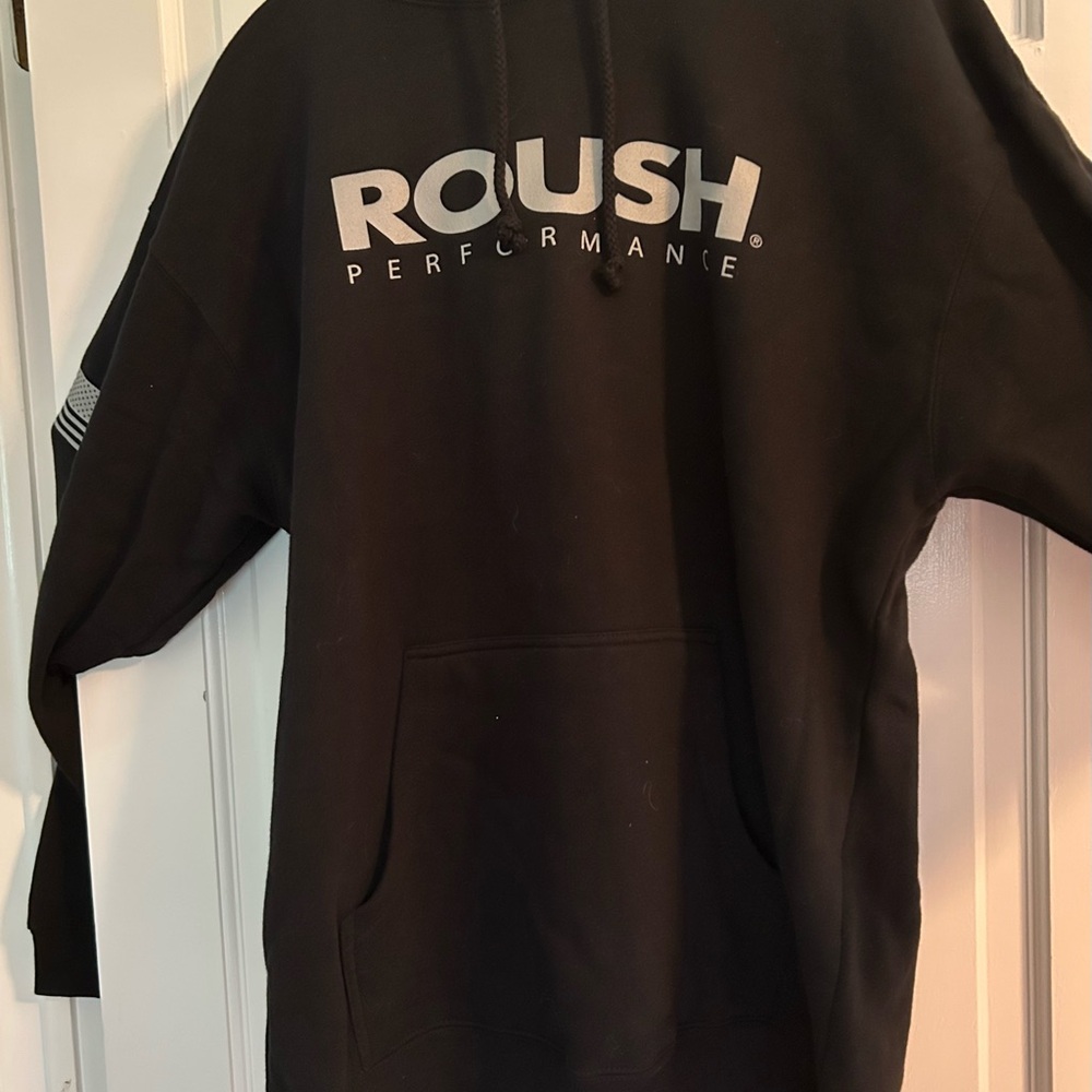 Black Roush Hoodie, size Large